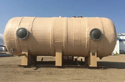 10' diameter x 33' long dual wall tank