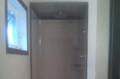Small Shower with Trim