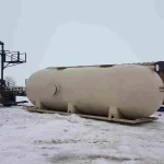 Above ground FRP TANK in white coating