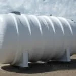 Above ground FRP Tank in white coating