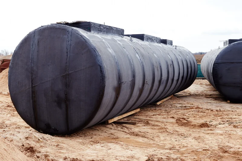 Old fiberglass tank to be recycled